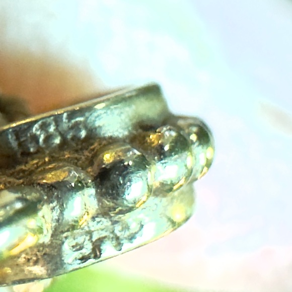 14k Pandora Diamond Flower Charm - Picture 4 of 6